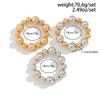 3Pcs/Set Plastics Beads Beads Chain Bracelets Silver Color Gold Color Big Ball Bangles Hand Jewelry Elastic Rope