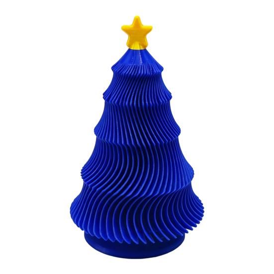 DYS 3D Printed Christmas Tree Fidget Toy, Lightweight Mini Desktop Ornament, Decompression Hand Toy for Anxiety Relief And Relaxation Gift