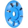 Wood Carving Disc 8 Teeth Carbon Steel Woodworking Arc Tea Tray Digging Milling Cutter