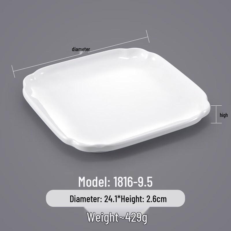 A5 Melamine Commercial Dinner Plate