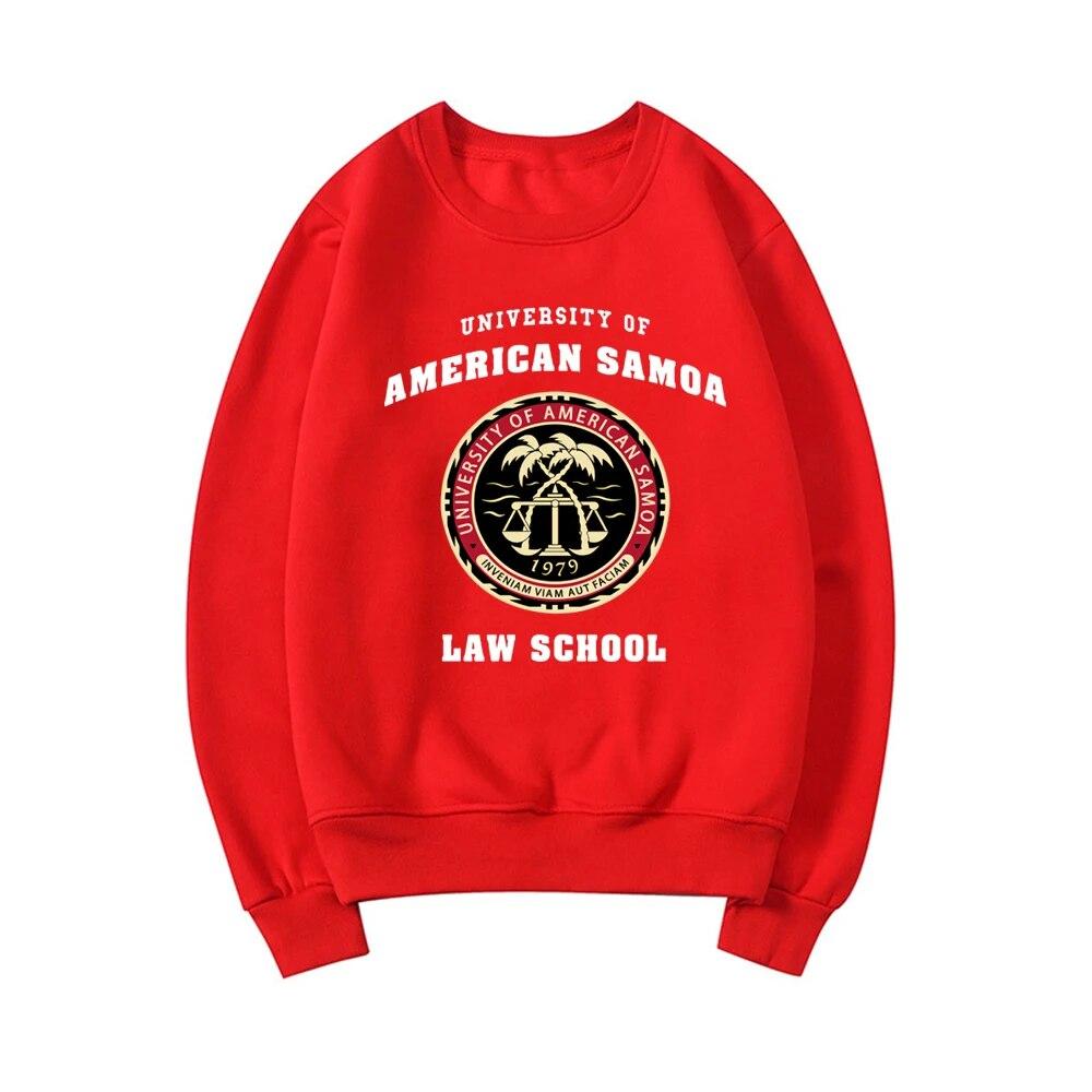 Mikina University of American Samoa Law School Mikina Unisex svetry Grafické Mikiny Dámské Streetwear Mikiny Topy Unisex