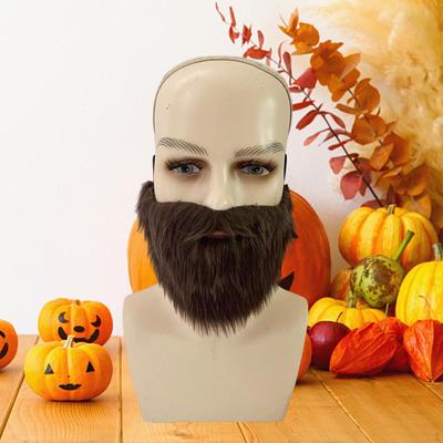 Halloweenská falešná bradka dekorace knír pro jevištní vystoupení párty potřeby