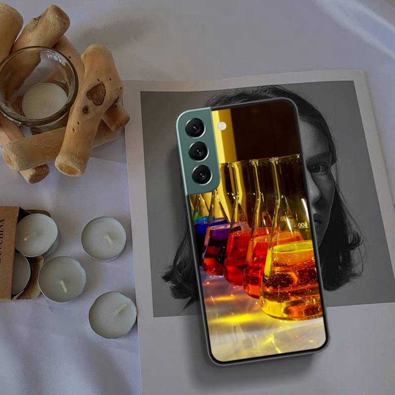 Experimental Vessel Materials, Biological Samples Phone Case For Samsung Galaxy S22 S25 Ultra S21 S10 Plus S26 Edge S20 S23 S24