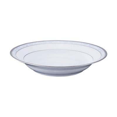 Noritake Derin Tabak Hampshire Platinum 1 Parça Platinum İnce Porselen 22.5cm 4336L/91398
