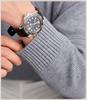 Men's 2025 Autumn/Winter Solid Color Jacquard Sweater, Stylish Half-High Collar Knitwear