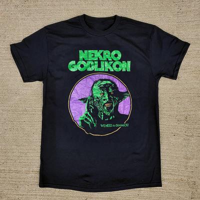 Nekrogoblikon Raglan Band Kurzarm T-Shirt Schwarz Alle Größen S-5XL HH287 Unisex T-Shirt