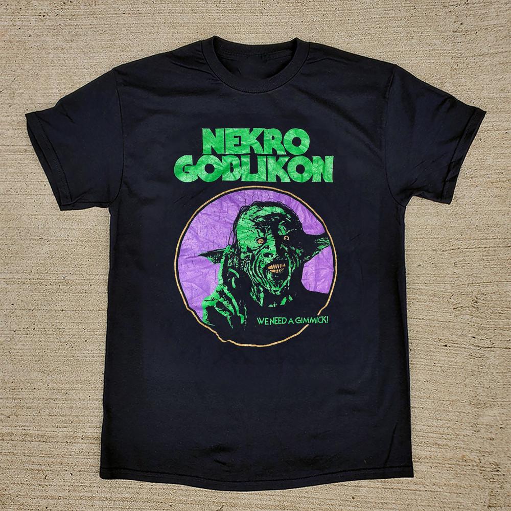 Nekrogoblikon Raglan Band Short Sleeve T Shirt Black All Size S-5Xl HH287 Unisex T-Shirt XXXXL