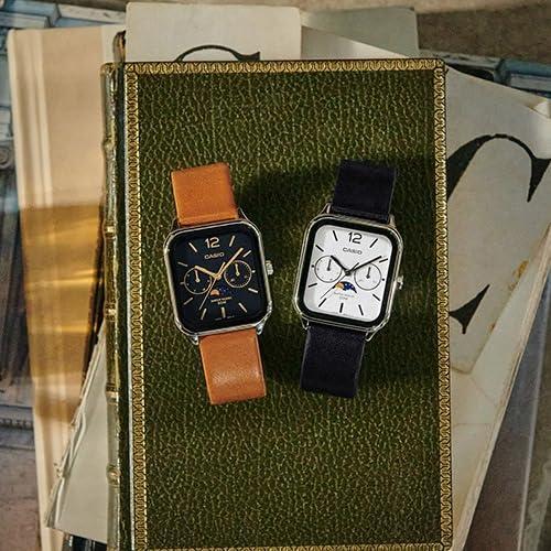 Casio Men's Watch Casio Collection Moon Phase Feature MTP-M305L-7AJF White/Black | Official Japan Model