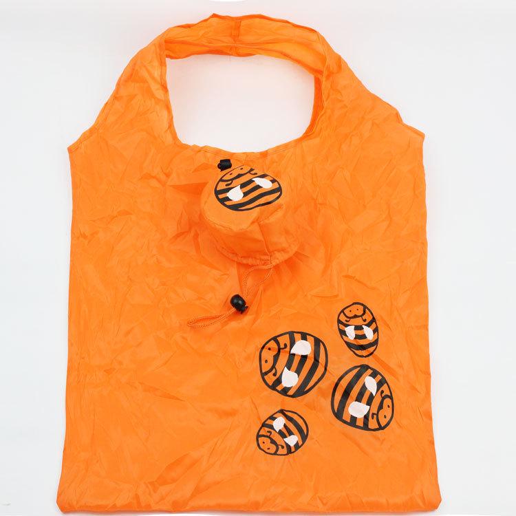 Cartoon Animal Drawstring Shopping Bag, Thick Polyester Foldable Reusable Storage Gift Bag, Customizable Tote Bag
