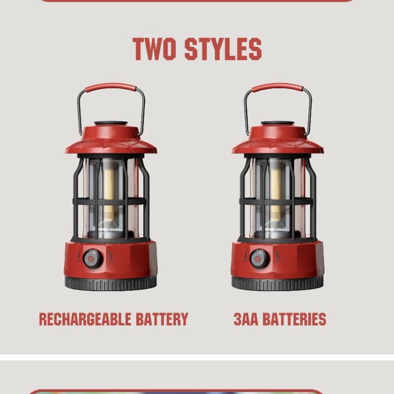 New Camping Light Outdoor Camping Light Tent Light Portable Horse Light Retro Rechargeable Camping Light