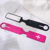 Colorful PVC Luggage Tag: Fashionable Long Strip Design for Suitcases and Bags