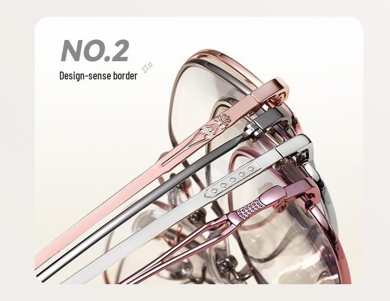 Elite Unisex Ultra-Thin Metal Reading Glasses - High-Definition, Elegant, Classic Style, Youthful Look, Suitable for Presbyopia.