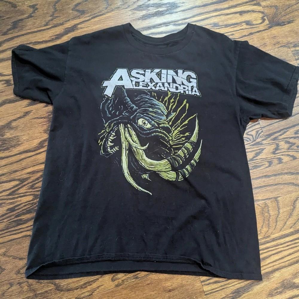 Asking Alexandria Band Tusks Monster Black S to 5XL Tee Shirt HL221 Unisex T-Shirt XXXXL