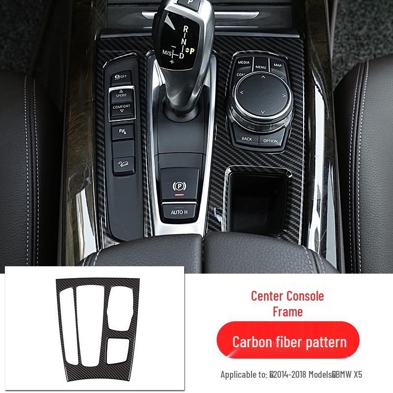 14-18 BMW X5 X6 Interior Gear Shift Decoration Sticker Set