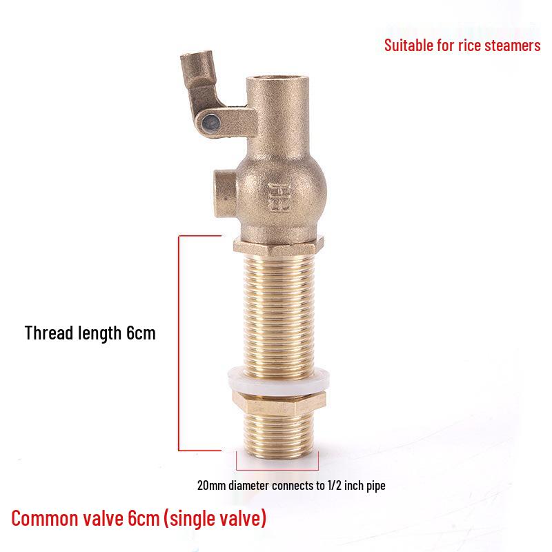 4/6-Point Water Heater Float & Inlet Valve for Steamers and Water Tanks