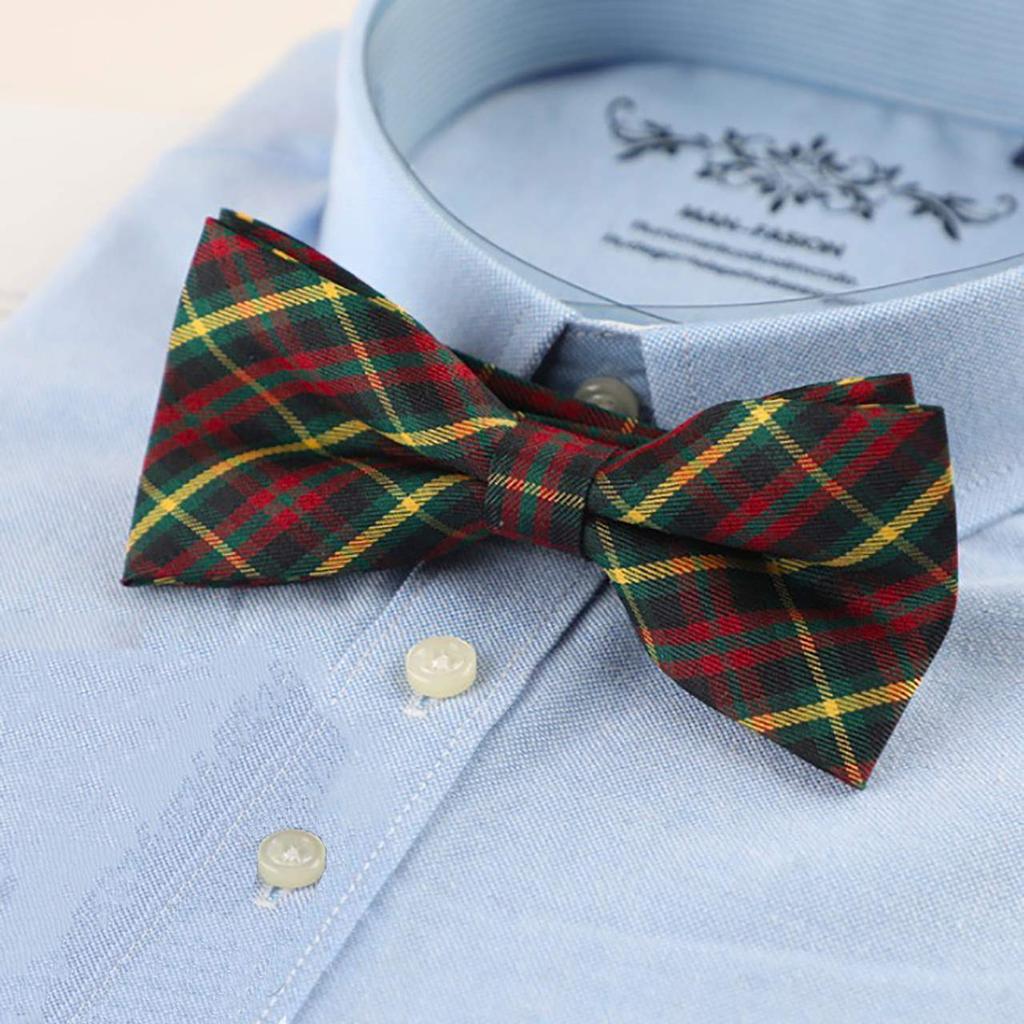 WHITE FANG Bow Tie, Stylish Paisley Floral Pattern, Business, Dress, Formal, Wedding, Men's NC014 (06: Floral Pattern C)