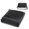Accesorii de exterior Agitator Pătură de camping din poliester Covoraș de picnic portabil, impermeabil, îngroșat, rezistent la umiditate, lavabil la mașină, negru