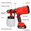 1000W 800ML Electric Spray Guns Household Convenience Spray Paint High Power Sprayer for Battery