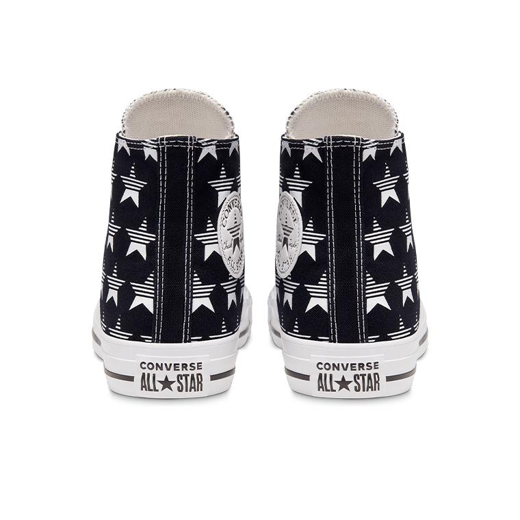 Converse Chuck Taylor All Star Bequeme High-Top Canvas Schuhe Unisex Sneaker Schwarz Weiß 168808C