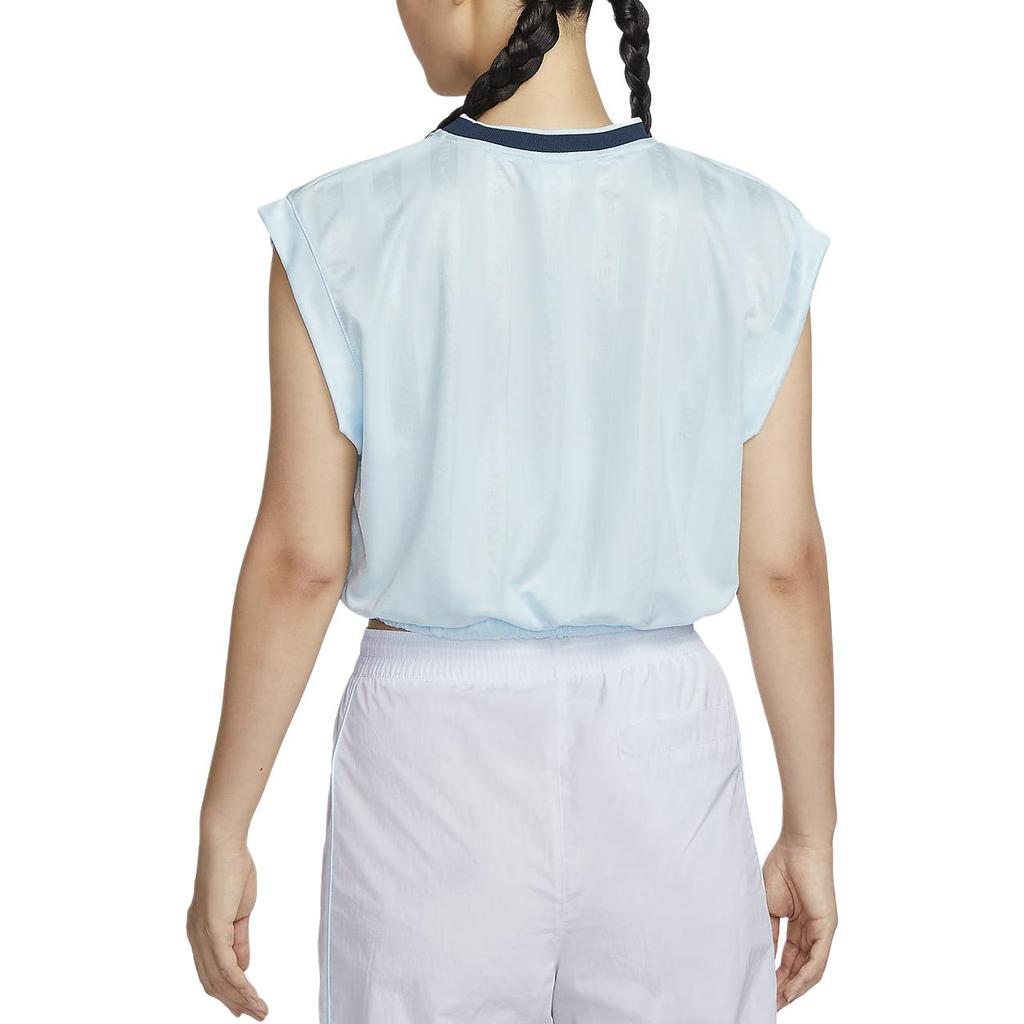 New Nike T Shirt Women's Glacier Blue FV7550-474