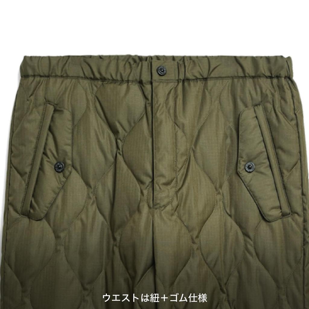Taion Down Pants Dark Sage Green 133BML-1