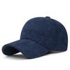Versatile Adjustable Corduroy Cap Corduroy Solid Color Baseball Cap Sunshade Cap