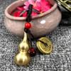 Lucky Rope Blessing Paper Car Accessories Brass Money Car Key Chain Bag Keychain Keyfob Key Rings