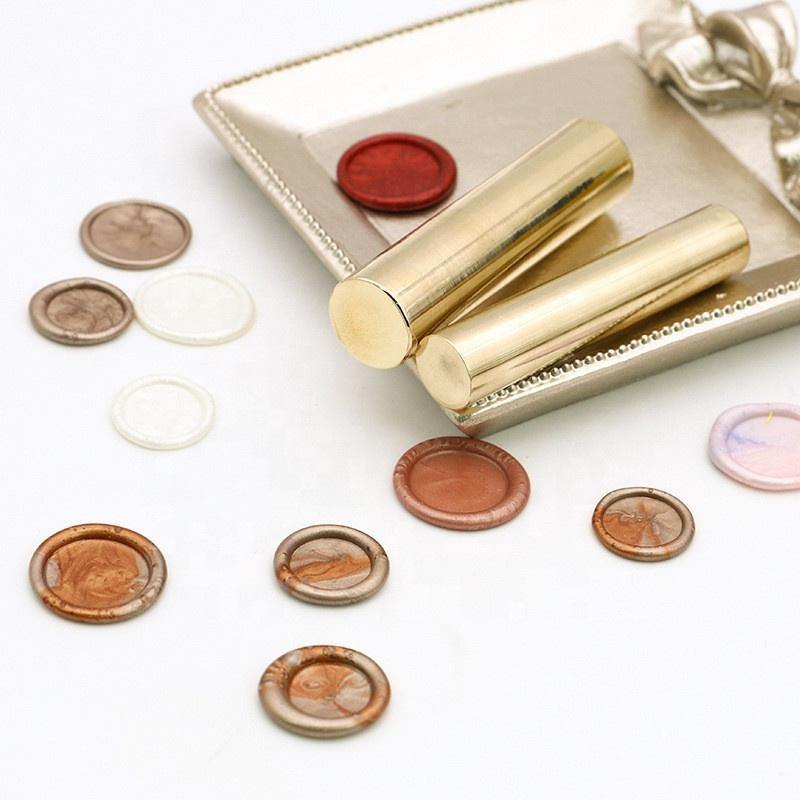 1Pcs Wooden Wax Sealing Stamp Handle Brass Head Retro Rosewood Handle Wax Seal Copper Head for Scrapbooking Envelope Seal Gifts