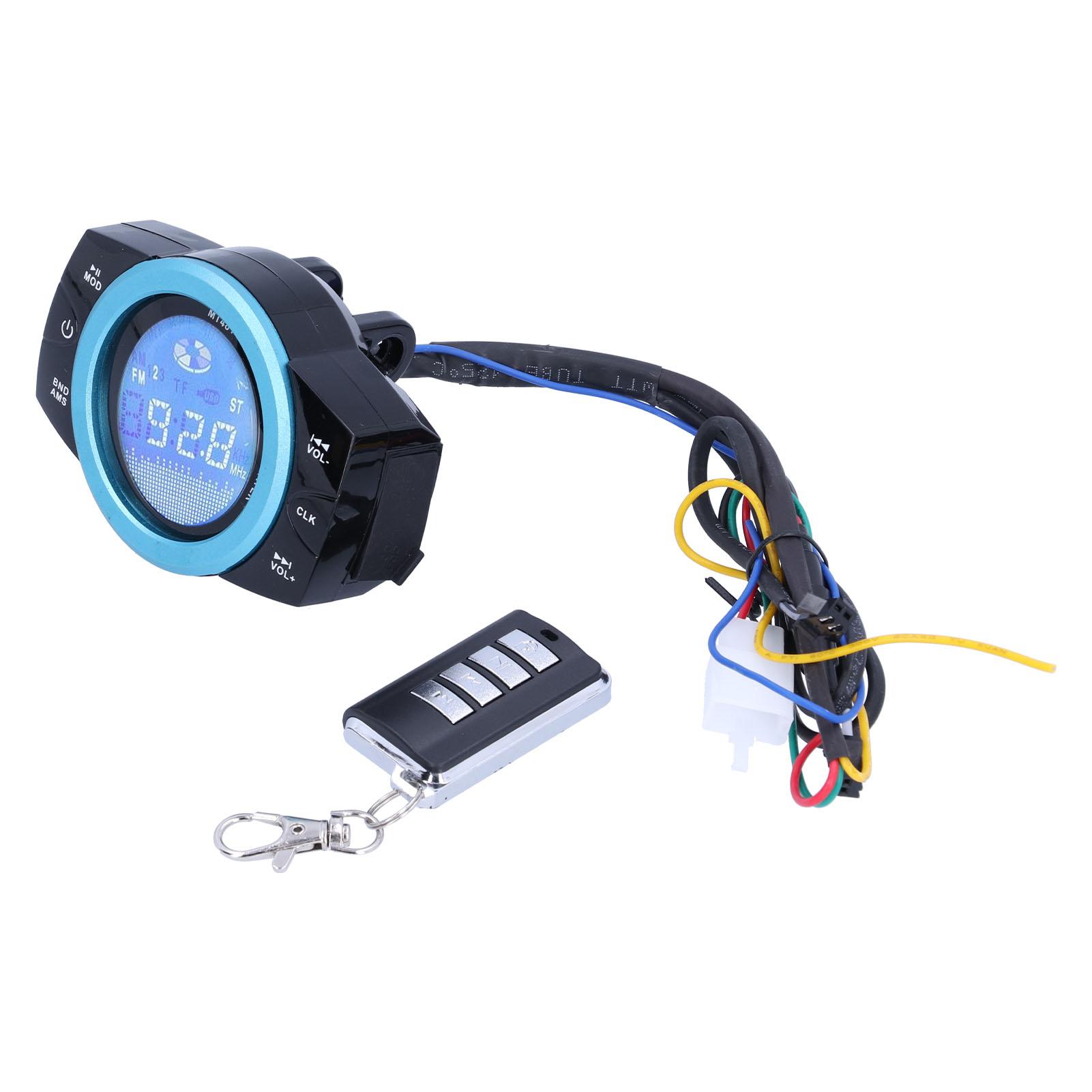 

DC12V Мотоциклетный MP3 Усилитель мощности Музыкальный Аудиоплеер 87,5–108 МГц с Пультом Дистанционного Управления Брелоками