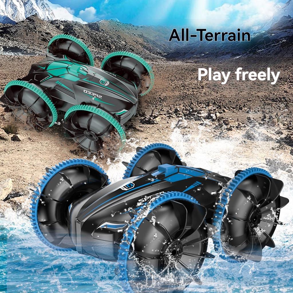 Gesture Sensing Amphibious Remote Control Vehicle Stunt Off Road Toy Car for Kids with Remote Controller