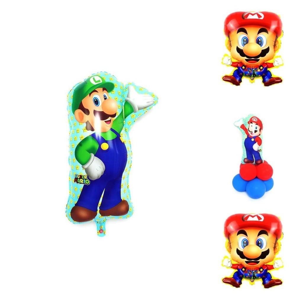 Cartoon Luigi Bros Foil Balloons For Junior's Gifts And Festivals