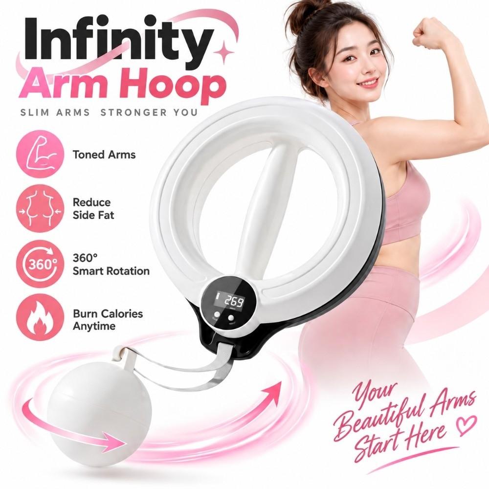 Adjustable Resistance Arm Hoop Exercise Equipment Shoulder Exercise Equipment Office Workout