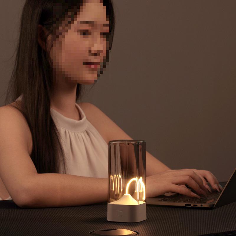 Sumay 2024 Magnetic Night Light: Portable Quantum Desk Lamp for Camping, Bedroom, or Bedside Use.