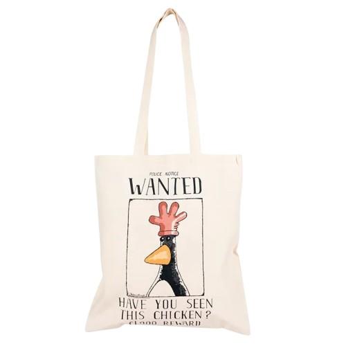 Wallace and Gromit Wanted Poster Feathers McGraw Tote Bag