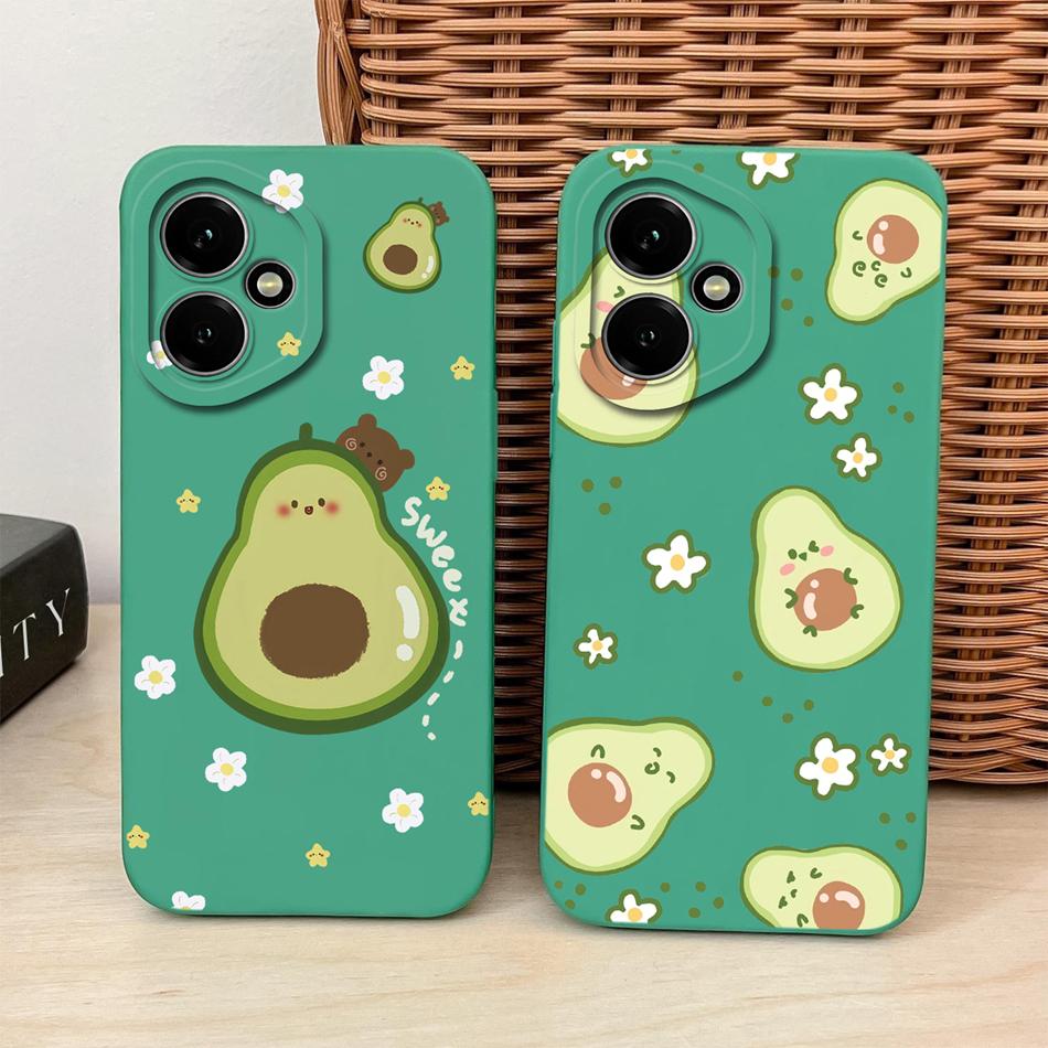 Case For Honor 400 Pro Global Cartoon Dinosaur Back Cover Liquid Silicone Full Protection Durable Shockproof Phone Protectors