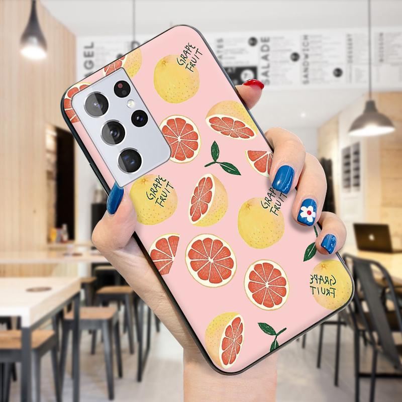 Weiche Silikon-Schutzhülle für den Sommer, tropische Früchte, Avocado, Ananas, TPU