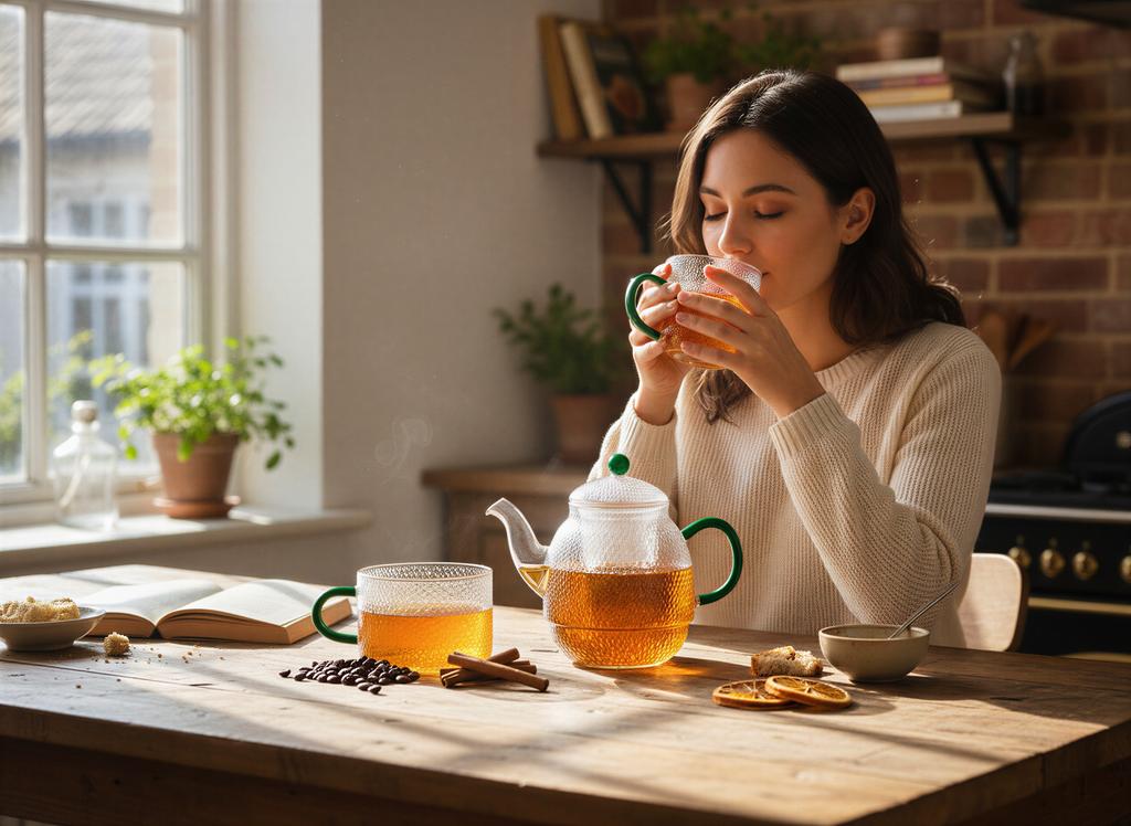 KETTLE JUG WITH INFUSER 0.5L WITH CUP 250ml GLASS TEA SET