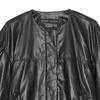 2026 Summer New European and American Cross-border Women's Street Fashion Faux Leather Balloon Jacket W103 90660