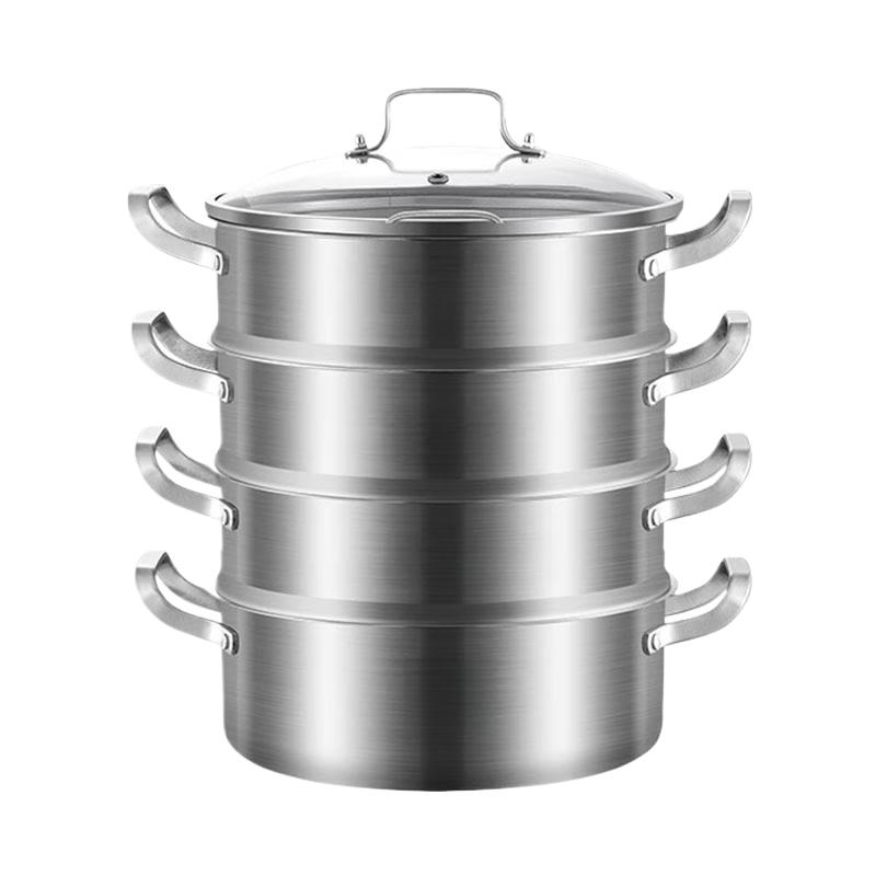 Yingbait 28cm Thick Stainless Steel Steamer Pot