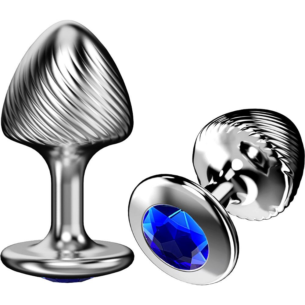 Mushroom Shape Metal Anal Plug Training Toy