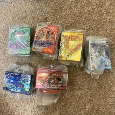 Pokemon Center Package Cartridge Keychain Collection All 6 types F S