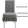 Removable Stool Slipcover Soft Elastic Seat Cover Durable Universal Chair Cover  Home Decor