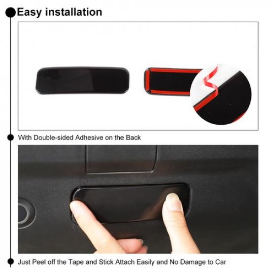 Smoked Black Rear Back Left&Right Fog Light Cover Trim For Ford Bronco Sport 21+