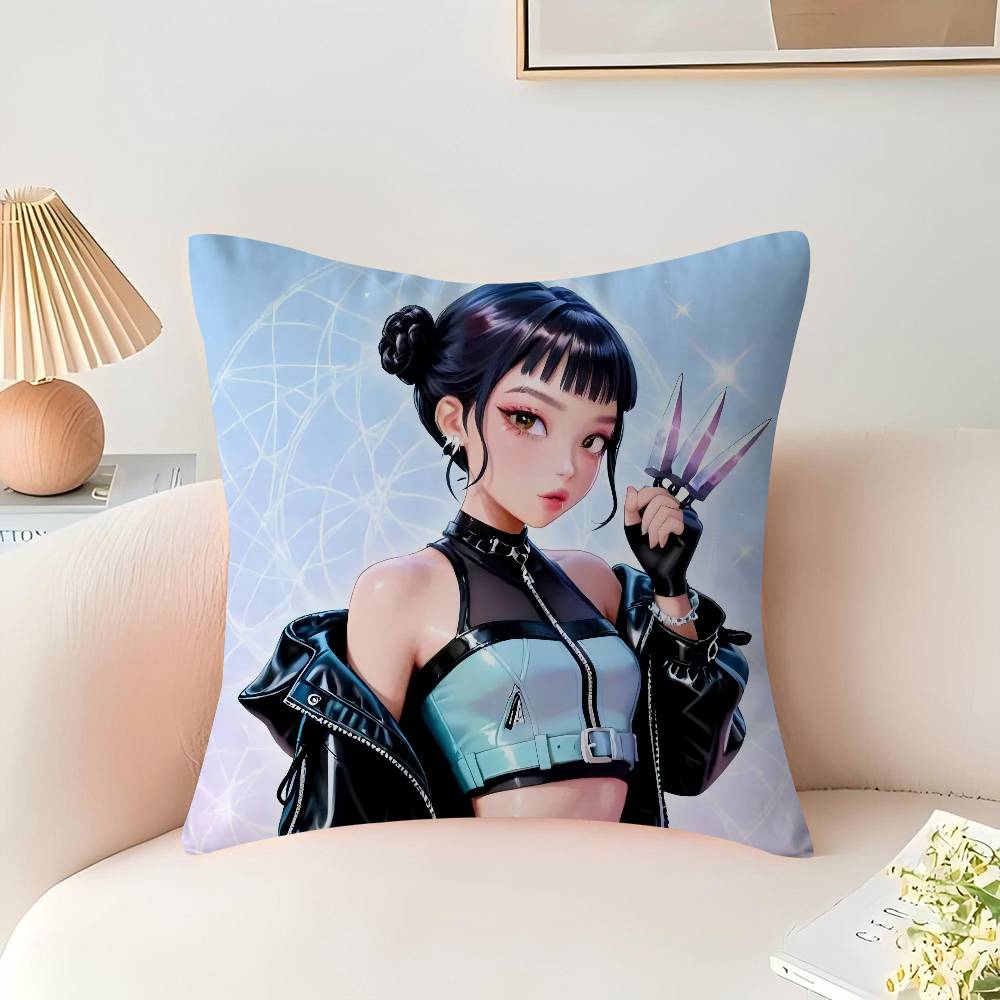 

Мисливці на демонів ZOEY Наволочка 45x45см Мила наволочка Подушка-чохол для дивана у вітальню Спальня Домашній декор Дитячий подарунок 12x12Inch