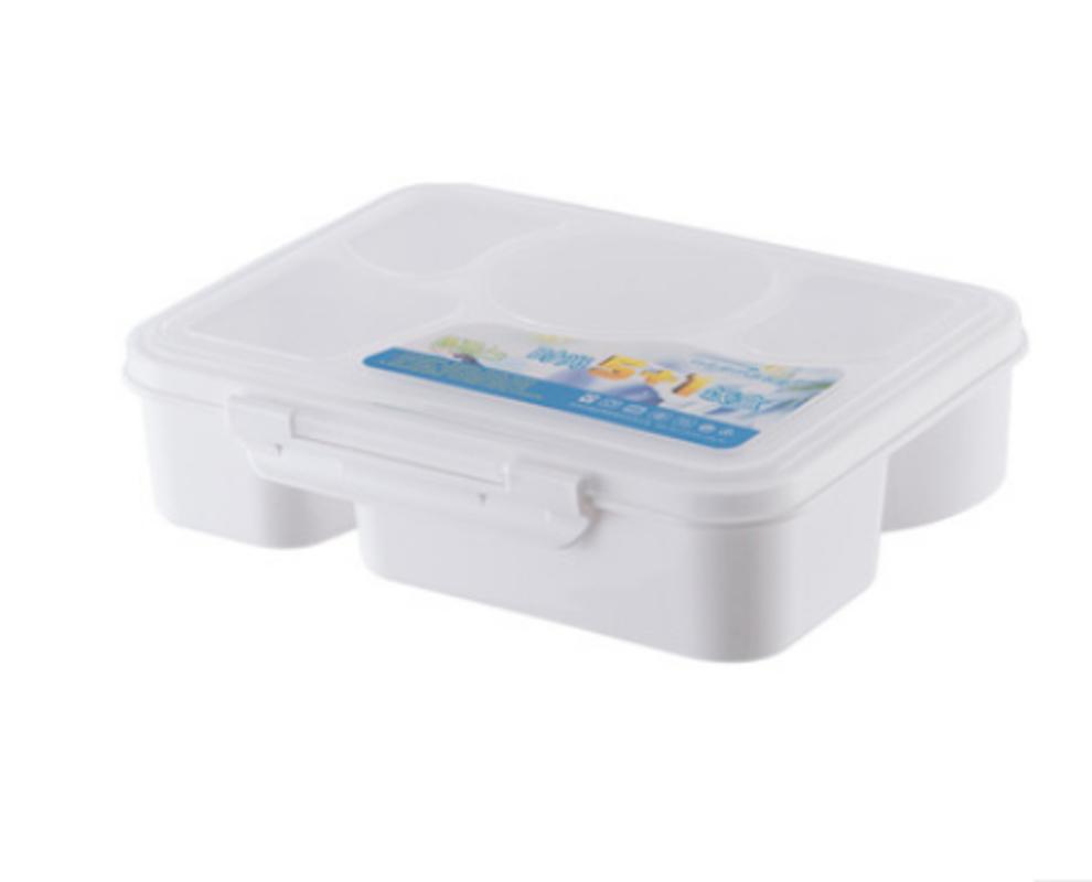 Portable Microwave Cooker Lunch Box Picnic Cover Picnic Food Containers Storage Box | Lunch Box (White)