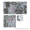 Tenyo Metallic Nano Puzzle Grendizer U No Glue Laser 3D Model <Mazinger Z> T-MP-019M, Required, 0.2m Thick, Ultra-Precision Cutting, Crafts,