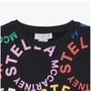 Stella Mccartney Tt4c30 Z1333 930mc Multicolor Round Logo Kids Sweatshirt