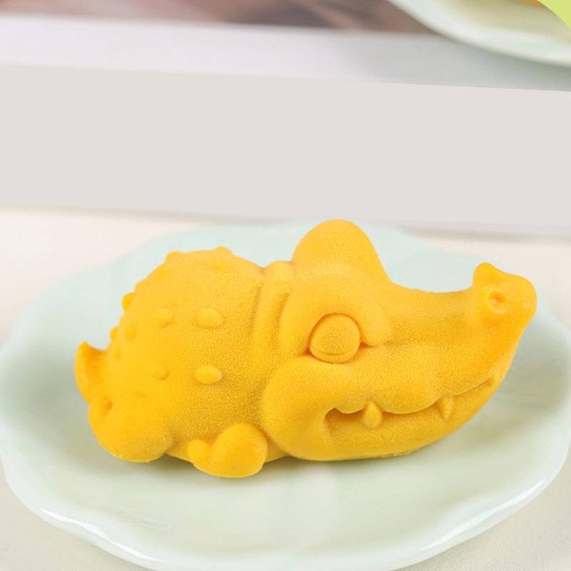 Crocodiles Silicone Cake Mold Dishwasher Safe Birthday Party Cooking Accessories For Family