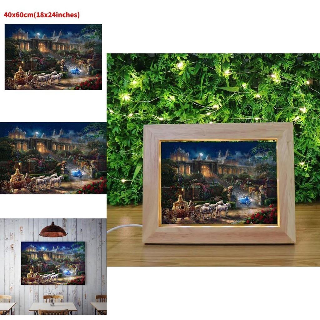 Mermaid Princess Canvas Wall Art Modern Fairy Tale Kids Room Decor Painting