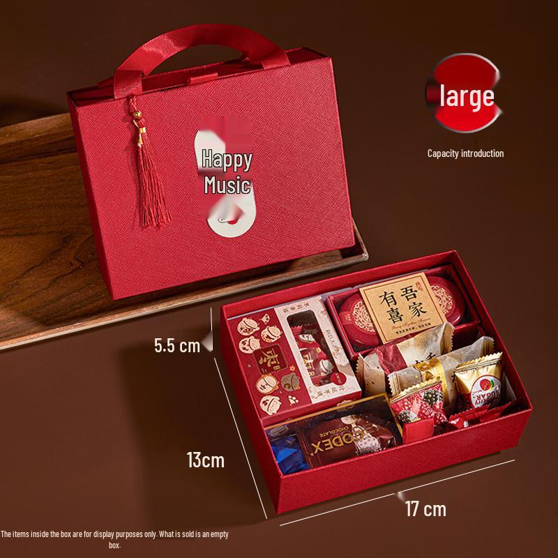 Элегантная китайская свадебная и подарочная складная коробка на день рождения